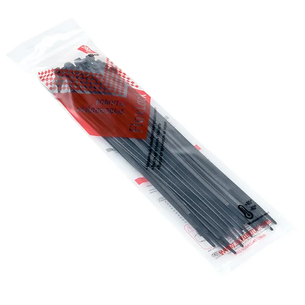 Хомут P6.6 стандартный (ч), 3.6×200 (50шт) FlexLock PROxima