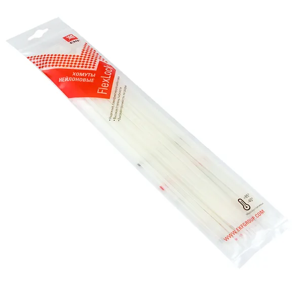 Хомут P6.6 стандартный (б), 3.6×300 (100шт) FlexLock EKF