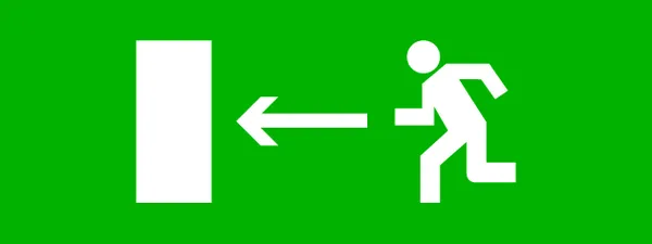 Пиктограмма «Направление налево» 320×120мм (для EXIT, SAFEWAY-40) EKF