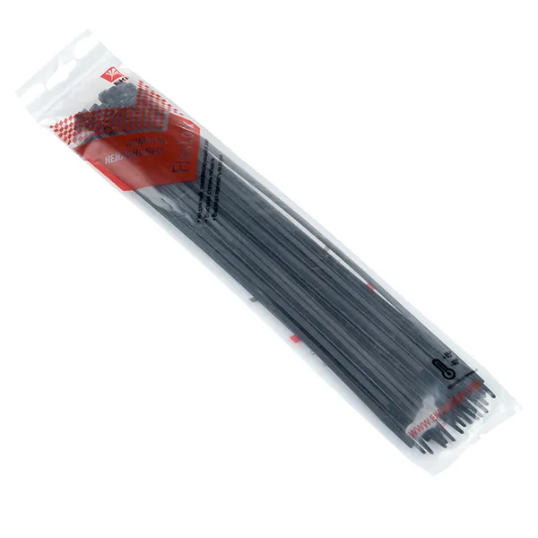 Хомут P6.6 стандартный (ч), 3.6×300 (50шт) FlexLock PROxima