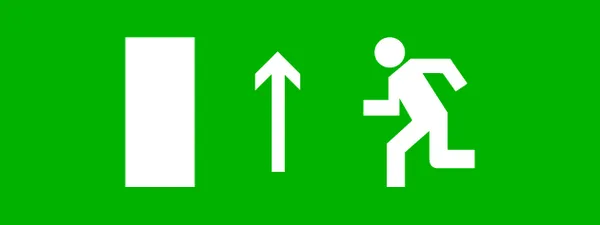 Пиктограмма «Направление прямо» 320×120мм (для EXIT, SAFEWAY-40) EKF