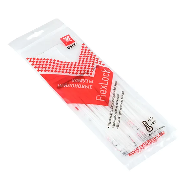 Хомут P6.6 стандартный (б), 2.5×100 (100шт) FlexLock EKF