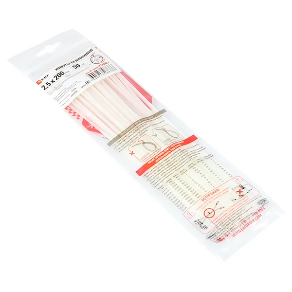 Хомут P6.6 стандартный (б), 2.5×200 (100шт) FlexLock EKF