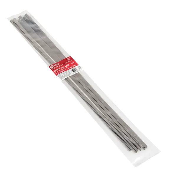 Хомут AISI 304 из нержавеющей стали, 7.9×520 (10 шт.) FlexLock PROxima