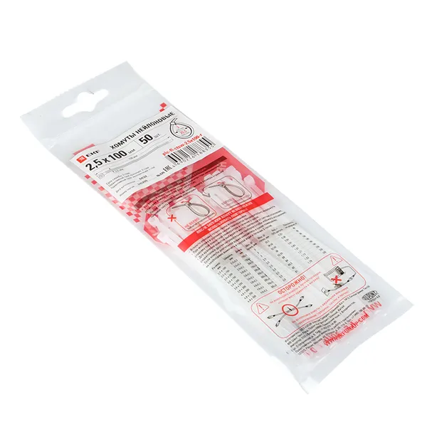 Хомут P6.6 стандартный (б), 2.5×100 (100шт) FlexLock EKF
