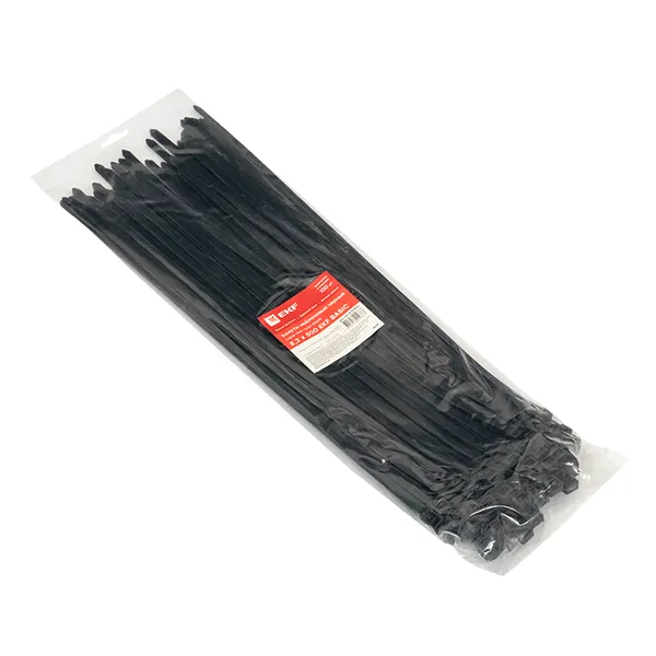 Хомут нейлоновый черный (8,2×500) (100шт.) EKF Basic