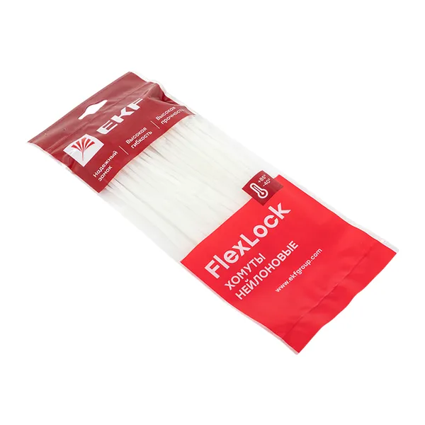 Хомут P6.6 стандартный (б), 3.6×150 (100шт) FlexLock EKF
