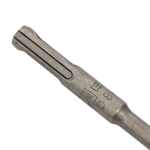 Бур по бетону SDS-plus 8×110 мм (2 резца)(4S спираль) EKF Master