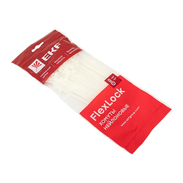 Хомут P6.6 стандартный (б), 4.6×120 (100шт) FlexLock EKF