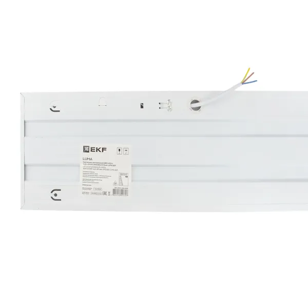 Светильник светодиодный ДВО 4114-L 36Вт 6500К 1195x180x19 опал EKF