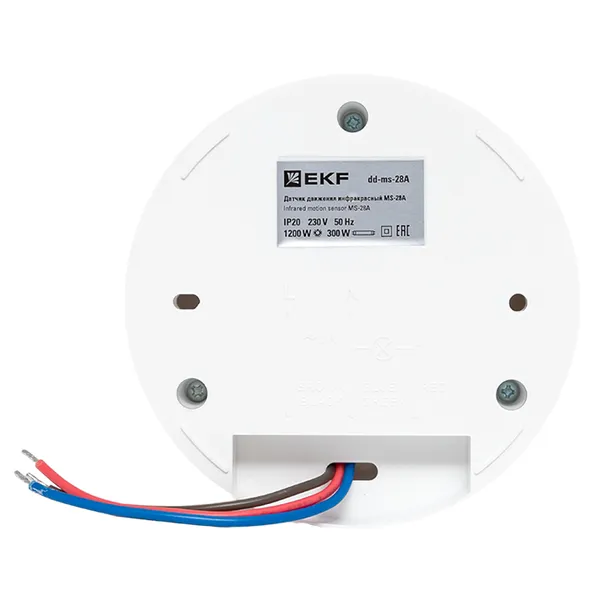 ИК датчик движения потолочный 1200Вт 360гр. до 6м IP20 MS-28A EKF PROxima