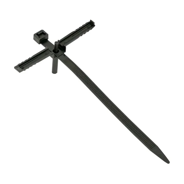 Хомут дюбельный черный (7×150) (50шт.) EKF PROxima