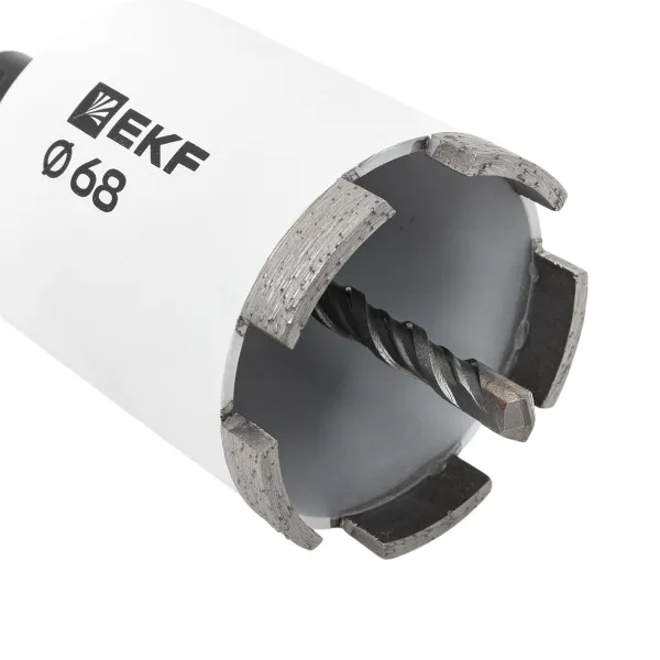 Коронка алмазная DCH-68 (верхнее пылеудаление) Laser M16 SDS-Plus EXPERT EKF