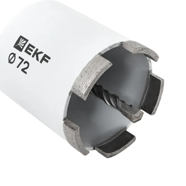 Коронка алмазная DCH-72 (верхнее пылеудаление) Laser M16 SDS-Plus EXPERT EKF