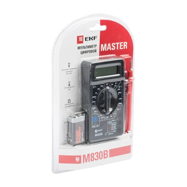 Мультиметр цифровой M830B EKF Master