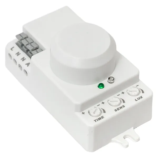 Микроволновый датчик движения бел. 1200Вт 360гр. до 10м IP20 MW-700 EKF PROxima