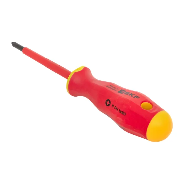 Отвертка Professional PH-FL1x80 мм VDE 1000В EKF
