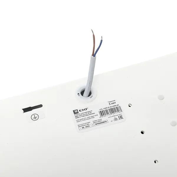 Панель светодиодная ДВО-1005 Опал 36Вт 4000К 1195x180x40 IP40 EKF