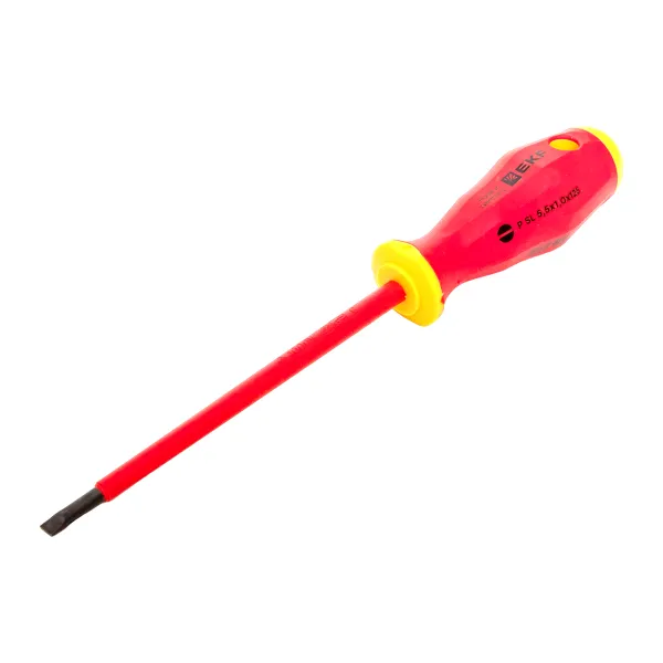 Отвертка Professional SL5.5×1 мм VDE 1000В EKF