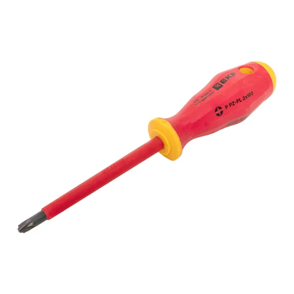 Отвертка Professional PZ-FL2x100 мм VDE 1000В EKF