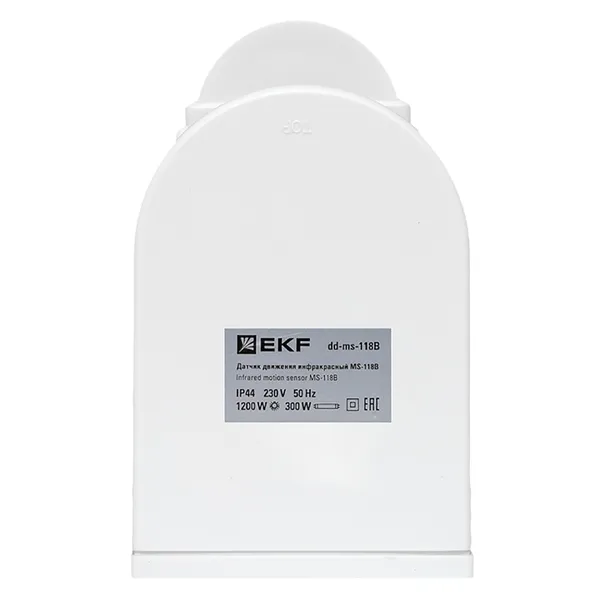 ИК датчик движения наст. 1200Вт 180гр. до 12м IP44 MS-118B EKF PROxima